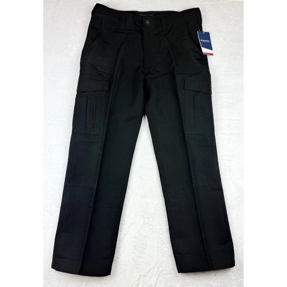 Propper Womens Edgetec EMS Pants Black Tactical Ripstop Cargo‎ F59075P00114S 14S